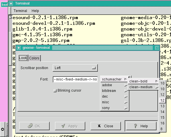 GNOME terminal