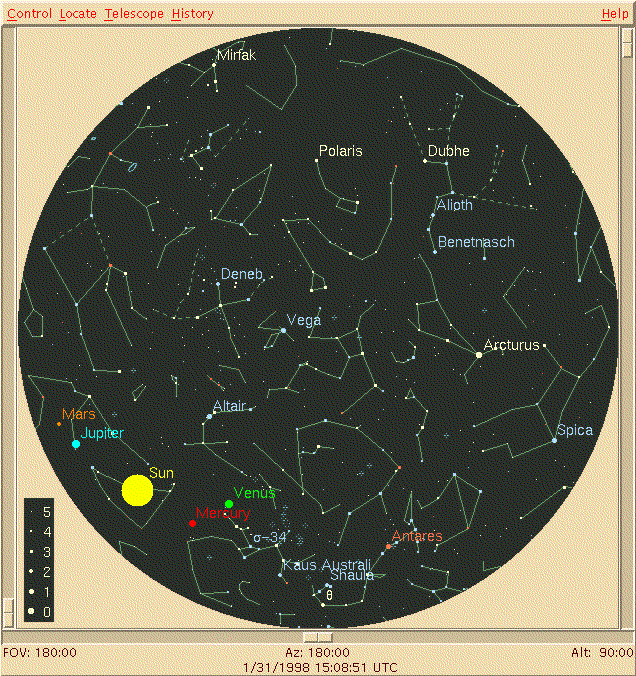 Simple Star Chart